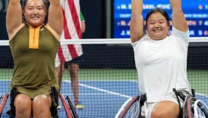 kaiyun-中国组合李晓辉/王紫莹2-0击败对手，夺得美网轮椅女双冠军